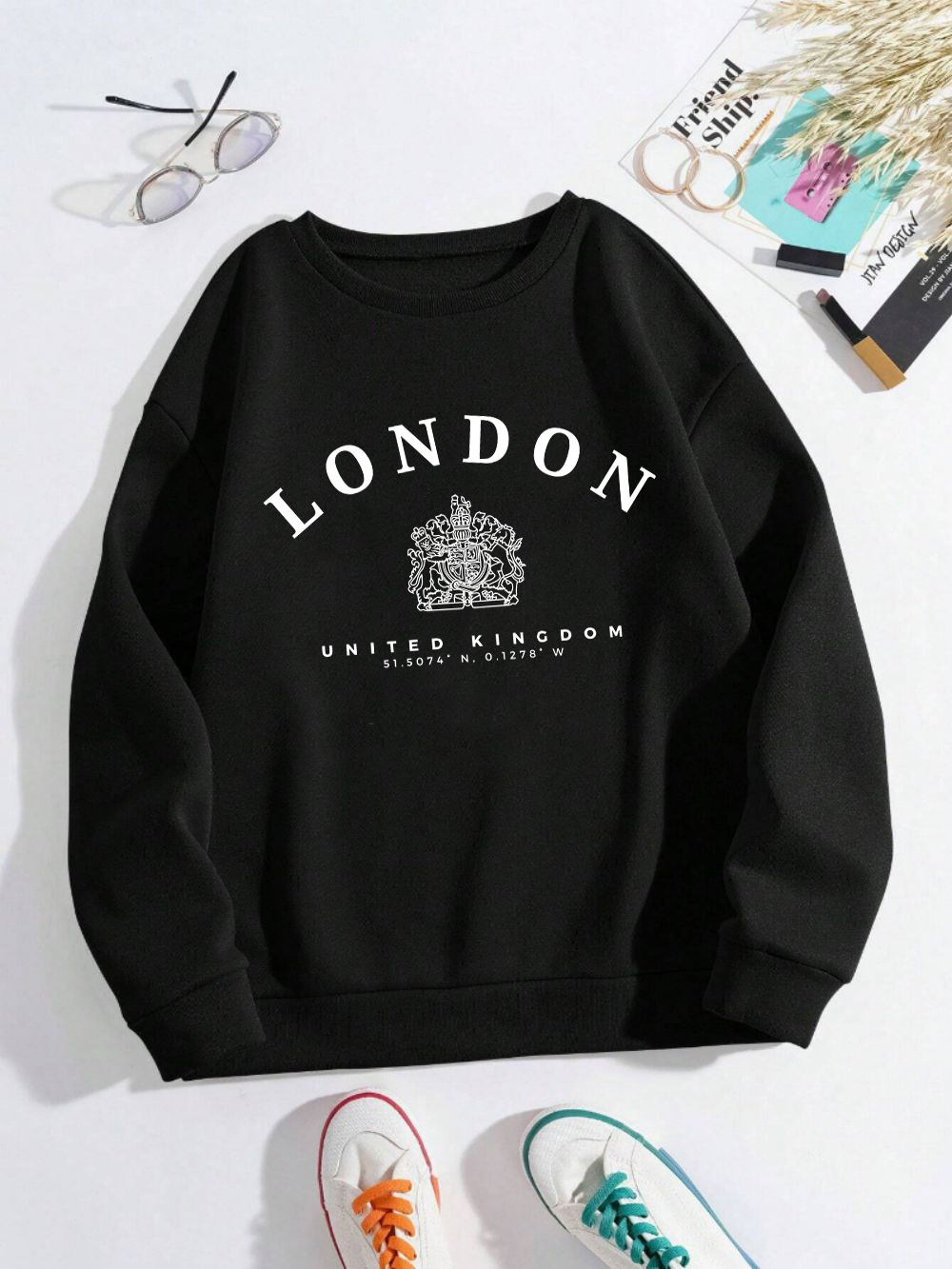 Winter Clothing Uk - Лондон, Великобритания, Королевский значок с принтом,